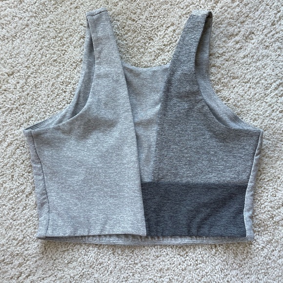Outdoor Voices V-back Gray Bra top - Picture 2 of 3